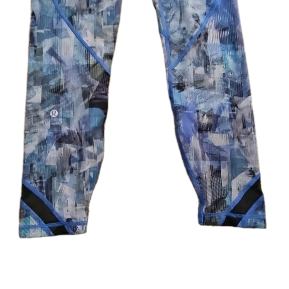 Lululemon Womens Blue On Pace Tight 7/8 Sun Dazed Legging 8 - Picture 5 of 13